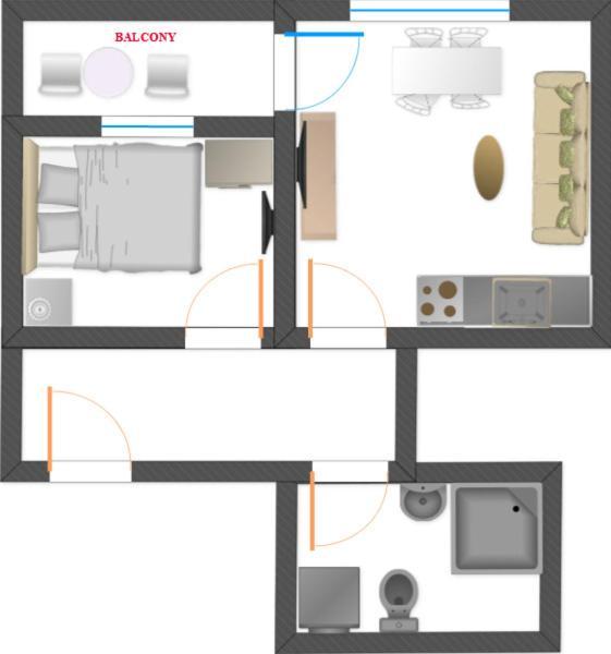 נובי סאד Apartments Neo מראה חיצוני תמונה